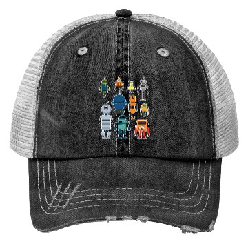 Discover Kids Robot Cool Robotics Boys Robots Trucker Hats
