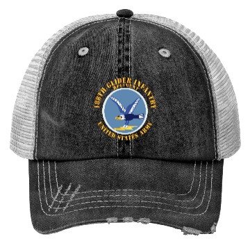 Discover Army 188th Glider Infantry Regiment SSI X 300 Trucker Hats