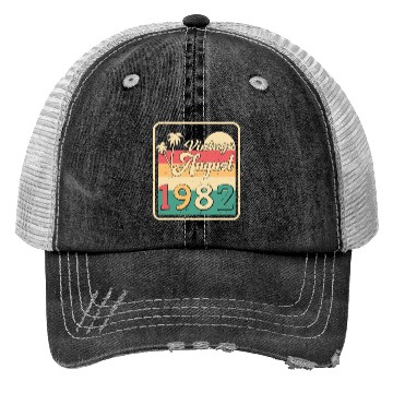 Discover 40th Anniversary August 1982 Trucker Hats