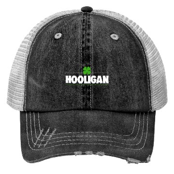 Discover Hooligan Ireland Clover Trucker Hats