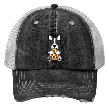 Discover Border Collie Pizza Lover Trucker Hats