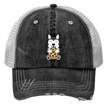Discover Husky Pizza Lover Trucker Hats