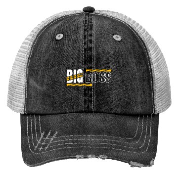 Discover Big Boss typography Trucker Hats