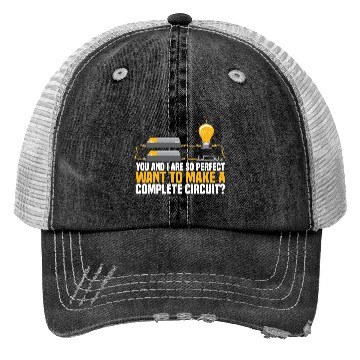 Discover Electrician Electrical Engineer Lineman Trucker Hats