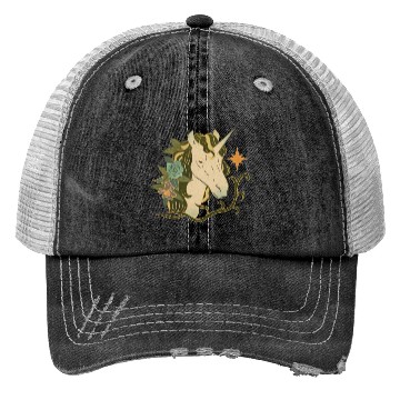Discover Sad Unicorn Trucker Hats