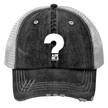 Discover Hilarious Ask A Question Sharing Knowledge Data Trucker Hats