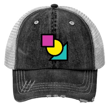 Discover Geometry Triangle Rectangle Circle Trucker Hats