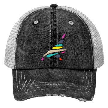 Discover Geometry Triangle Rectangle Circle Colors Trucker Hats