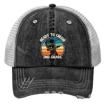 Discover Second Grade Back to School Teacher Trucker Hats