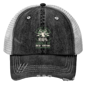 Discover Buck Deer Hunting Hunter Vintage Trucker Hats