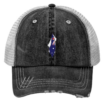 Discover australian flag proud australia Trucker Hats