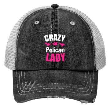 Discover Pelican Lady Birdwatching Pelican Lover Trucker Hats