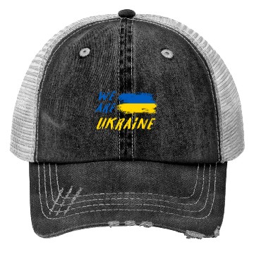 Discover We are Ukraine Trucker Hats