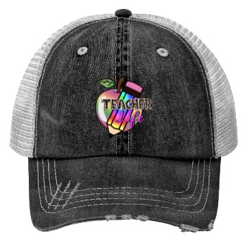 Discover Teacher, Teacher Life Trucker Hats