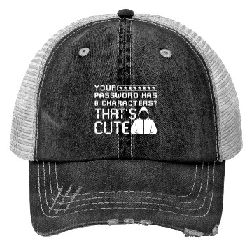 Discover Hacker Cyber Security Password Trucker Hats