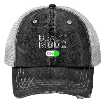 Discover Beast Funny Workout Gym Mode Trucker Hats