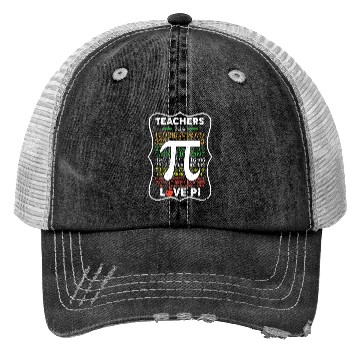 Discover Pi Day 3 14 Teachers Love Pi Math Teachers Gift Trucker Hats
