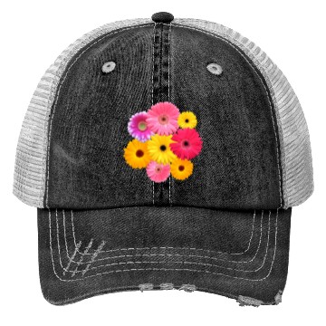 Discover gerbera flower, daisies, gerberas, daisy blooms Trucker Hats