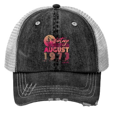 Discover Vintage 1973 August Trucker Hats