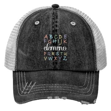 Discover ABC Elemeno, Kindergarten Teacher, Teacher Trucker Hats