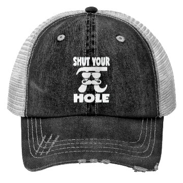 Discover Shut Your Pi Hole Vintage Retro Infinity Math Pi Trucker Hats