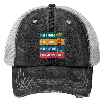 Discover Farming Nature Fields Profession Trucker Hats