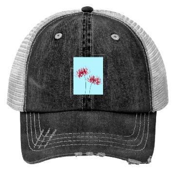 Discover Red Spider Lily Lycoris Recoil Anime Fanart Trucker Hats