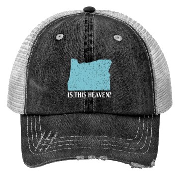 Discover Is This Heaven Oregon USA America Oregonians Trucker Hats
