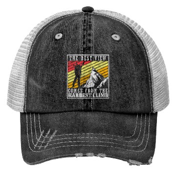 Discover Mountaineering Mountaineering Mountains Trucker Hats