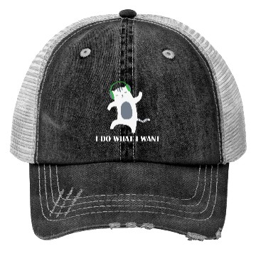 Discover I do what i want Cat Lover Trucker Hats