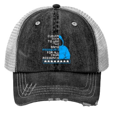 Discover Password hacking Cyber Security Trucker Hats