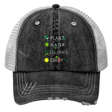 Discover Garden Boss Flower Plant Passionate Gardener Hobby Trucker Hats