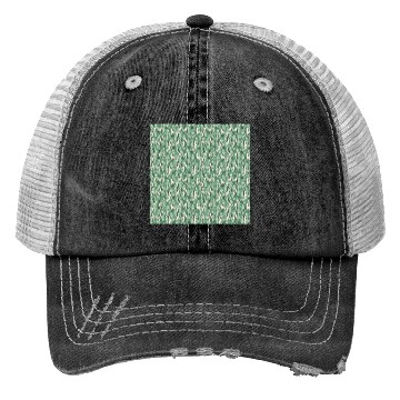 Discover Watercolor Tropical Monstera Leaves Trucker Hats
