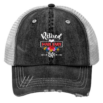 Discover Retired Postal Worker Gifts Retirement Mail Lady Trucker Hats