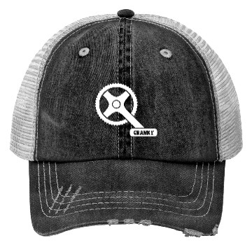 Discover Cranky - Funny Cyclist Gift Trucker Hats