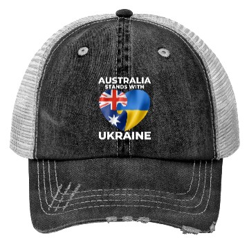 Discover Australia stands with Ukraine Trucker Hats