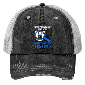 Discover Cyber Security Penetration Testing Trucker Hats