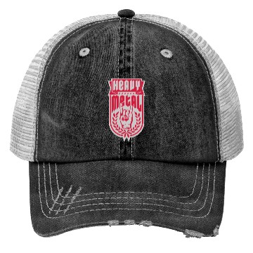 Discover Laurel wreath heavy metal Trucker Hats