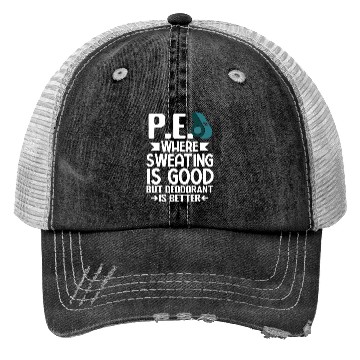 Discover PE Teacher Education Gym Physical Education Trucker Hats