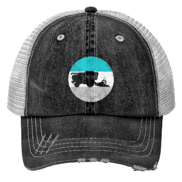 Discover Farming Combine Harvester Trucker Hats