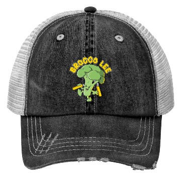 Discover Brocco Lee Vegetable Vegetarian Vegan Broccoli Trucker Hats