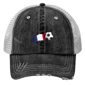 Discover France Soccer Ball Gift Trucker Hats