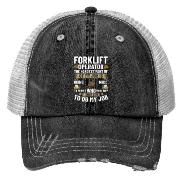Discover Forklift Operator Driver Lift Truck Training Trucker Hats