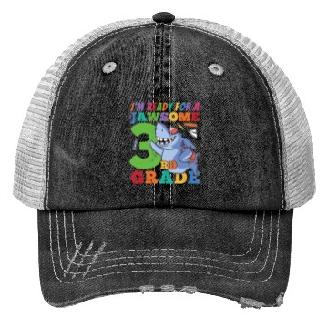 Discover Third Grader Awesome Kid Back To School Gift Idea Trucker Hats