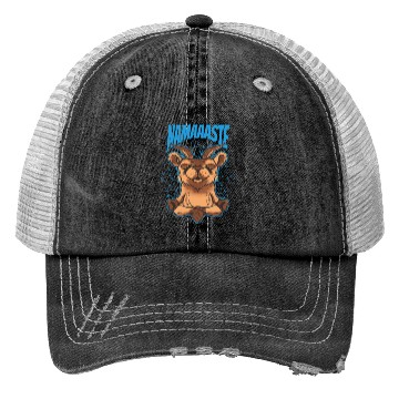 Discover Goat Making Yoga Trucker Hats