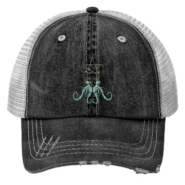 Discover Monster Cat - Cream Vintage Trucker Hats