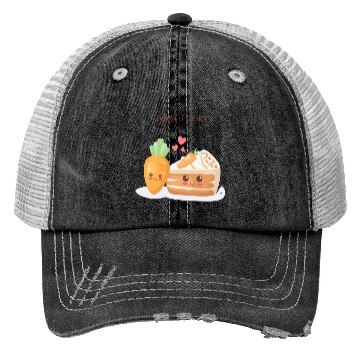 Discover Friends Forever Carrot & Cake Trucker Hats