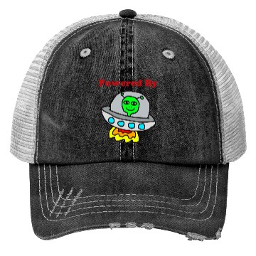 Discover Powered By Aliens Trucker Hats