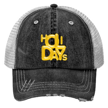 Discover holiday balloon Trucker Hats