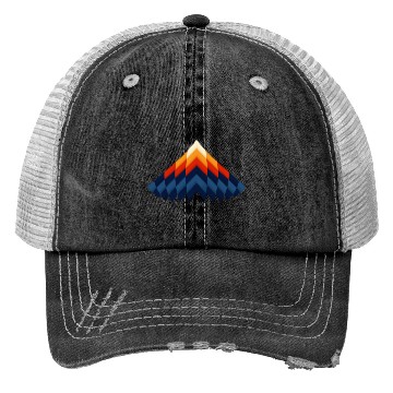 Discover Mountain abstract Trucker Hats